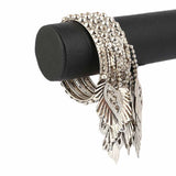 Women's Bangle 4 Pcs - Silver, Women, Bangles & Bracelets, Chase Value, Chase Value