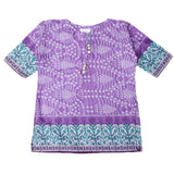 Girls Lawn Printed Kurti - Purple, Kids, Girls Kurti, Chase Value, Chase Value