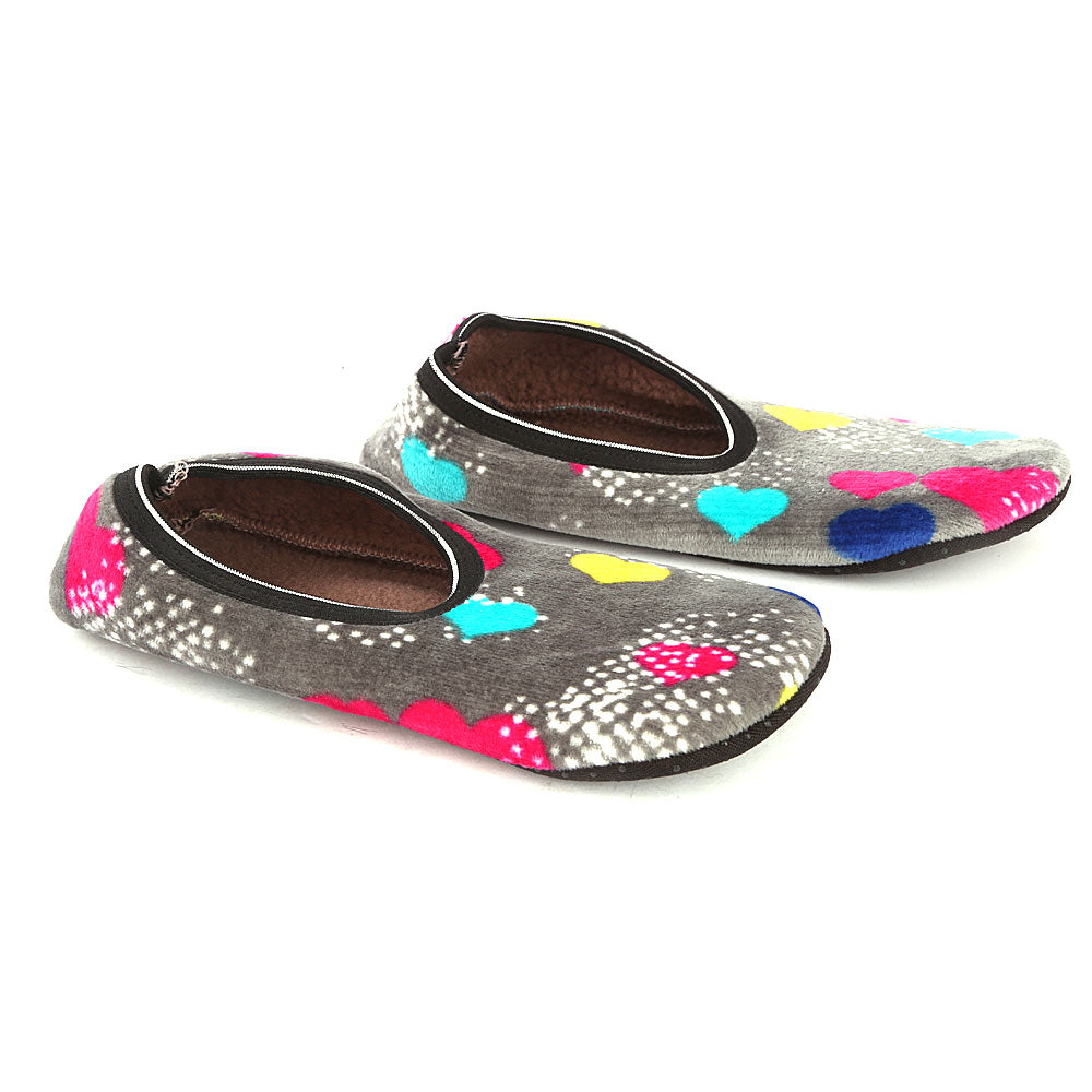 Women's Velvet Socks - Grey, Women, Socks Stocking And Gloves, Chase Value, Chase Value