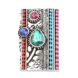 Women's Fancy Stone Ring - Silver - Multi - test-store-for-chase-value