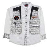 Boys Full Sleeves Casual Shirt - White, Kids, Boys Shirts, Chase Value, Chase Value