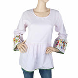Women's Pleated Western Top - Light Pink, Women, T-Shirts And Tops, Chase Value, Chase Value