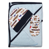 Newborn Gift Set (4 Pcs) - Blue, Kids, NB Boys Sets And Suits, Chase Value, Chase Value