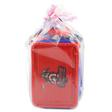 School Water Bottle With Lunch Box Red & Royal Blue- 1100 ML - test-store-for-chase-value