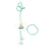 Girls Mala Set - Green, Kids, Jewellery Sets, Chase Value, Chase Value
