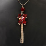 Women's Beads Long Mala - Maroon, Women, Chains & Lockets, Chase Value, Chase Value