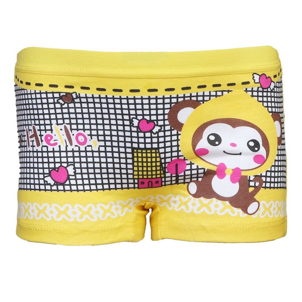Girls Boxer (RA-281) - Yellow, Kids, Panties And Briefs, Chase Value, Chase Value