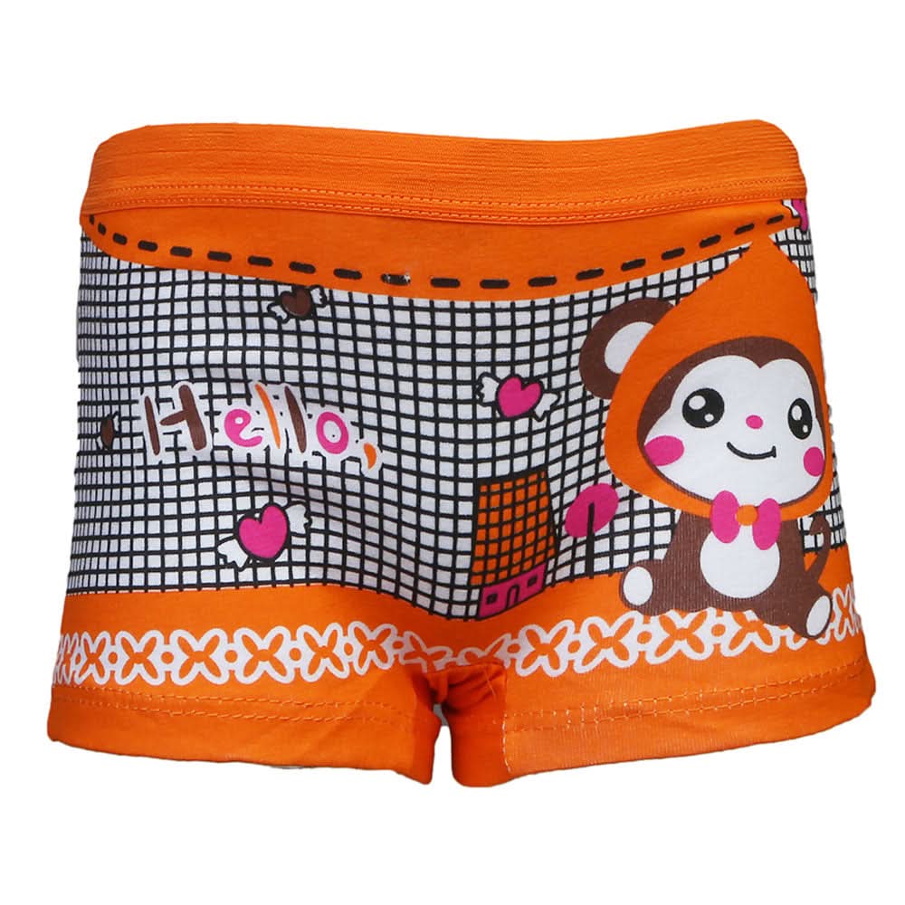 Girls Boxer (RA-281) - Orange, Kids, Panties And Briefs, Chase Value, Chase Value