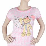 Women's 2 Piece Night Suit - Light Pink, Women, Night Suit, Chase Value, Chase Value