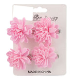 Girls Hair Pins 4 Pcs - Pink, Kids, Hair Accessories, Chase Value, Chase Value