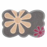 PVC Door Mat 14 x 22 - Grey Maroon, Home & Lifestyle, Mats, Chase Value, Chase Value
