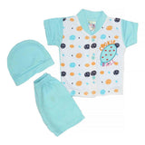 Newborn Boys Suits 3Pcs -Blue, Kids, NB Boys Sets And Suits, Chase Value, Chase Value