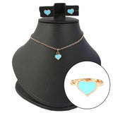 Girls Locket Set - Blue, Kids, Jewellery Sets, Chase Value, Chase Value