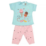 Newborn Girls Suit 2Pcs - Blue, Kids, NB Girls Sets And Suits, Chase Value, Chase Value
