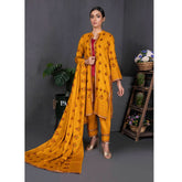 Sahil Printed Cotton 3 Pcs Un-Stitched Suit Vol 1 - 4B, Women, 3Pcs Shalwar Suit, ZS Textiles, Chase Value