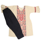 Girls Embroidered 2 Piece Suit - Fawn, Kids, Girls Sets And Suits, Chase Value, Chase Value