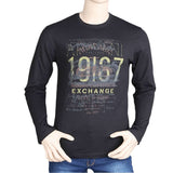 Men's Full Sleeves T Shirt - Black, Men, T-Shirts And Polos, Chase Value, Chase Value