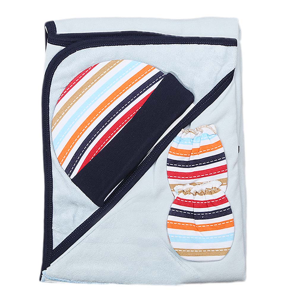 Newborn Gift Set (4 Pcs) - Blue, Kids, NB Boys Sets And Suits, Chase Value, Chase Value
