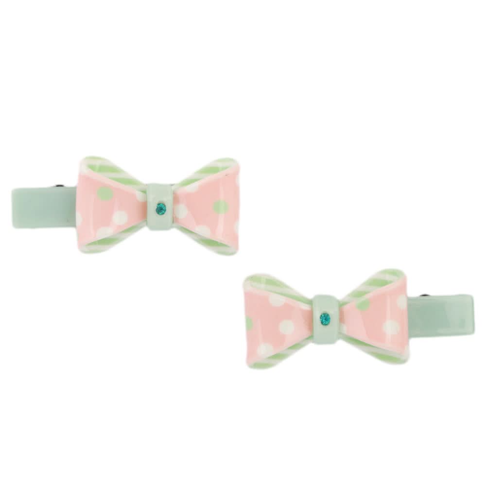 Girls Hair Pin 2 Pcs - Green, Kids, Hair Accessories, Chase Value, Chase Value