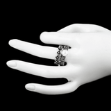 Women's Fancy Stone Ring - Silver - test-store-for-chase-value