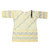 Girls Lawn Printed Kurti - Yellow, Kids, Girls Kurti, Chase Value, Chase Value