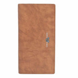 Men's Cheque Book Wallet - Brown, Men, Wallets, Chase Value, Chase Value