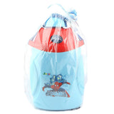 School Water Bottle With Lunch Box Red & Blue- 1100 ML - test-store-for-chase-value