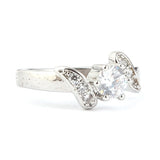 Women's Fancy Stone Ring - Silver - test-store-for-chase-value