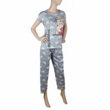 Women's 2 Piece Night Suit - Grey, Women, Night Suit, Chase Value, Chase Value