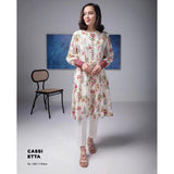 Sapphire 1Pcs Un-Stitched Shirt Day Vol 2 - Cassietta, Women, Unstitched Kurti, Sapphire, Chase Value