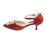 Women's Fancy Heel (C-25) - Maroon, Women, Heels, Chase Value, Chase Value