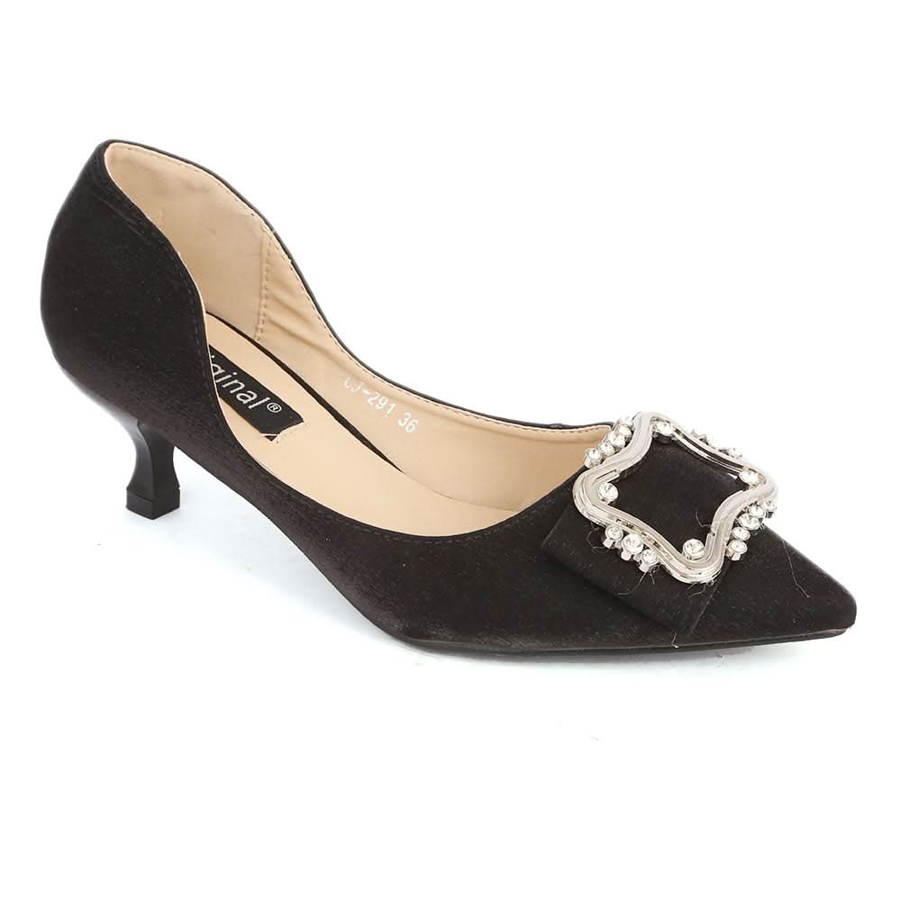 Women's Fancy Heel (CJ-291) - Black, Women, Heels, Chase Value, Chase Value