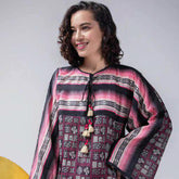 Sapphire 1Pcs Un-Stitched Shirt Day Vol 2 - Cleotha, Women, Unstitched Kurti, Sapphire, Chase Value