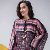 Sapphire 1Pcs Un-Stitched Shirt Day Vol 2 - Cleotha, Women, Unstitched Kurti, Sapphire, Chase Value