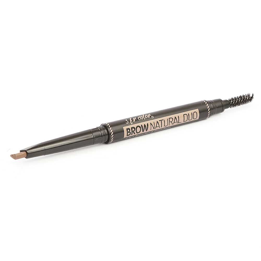 S.F.R Color 2IN1 Brow Pen+Brow Brush - Coffee 115, Beauty & Personal Care, Brushes And Applicators, Chase Value, Chase Value