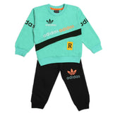 Boys Full Sleeves 2Pcs Suit - Cyan, Boys Sets & Suits, Chase Value, Chase Value