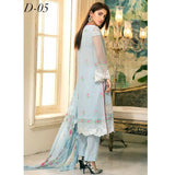 Noor Jahan Bareeze Chikan Kari 3 Pcs Un-Stitched Suit - 5, Women, 3Pcs Shalwar Suit, Noor Jahan, Chase Value