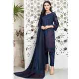Ruhi Jacquard Banarsi 3 Pcs Un-Stitched Suit - 7, Women, 3Pcs Shalwar Suit, Rana Arts, Chase Value