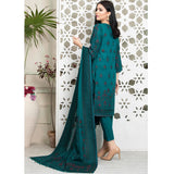 Ruhi Jacquard Banarsi 3 Pcs Un-Stitched Suit - 11, Women, 3Pcs Shalwar Suit, Rana Arts, Chase Value