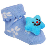 Newborn Booties - Light Blue, Kids, NB Shoes And Socks, Chase Value, Chase Value