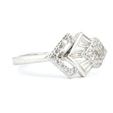 Women's Fancy Studded Ring - Silver - test-store-for-chase-value