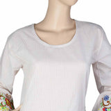 Women's Pleated Western Top - Off White, Women's Fashion, Chase Value, Chase Value