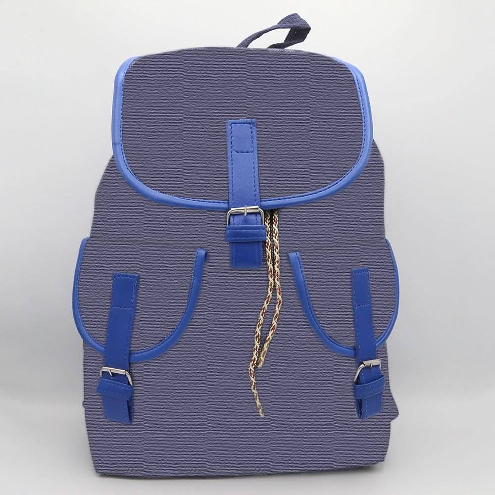 Girls Backpack (ZH-1919) Navy Blue, Kids, School And Laptop Bags, Chase Value, Chase Value