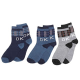 Kids Socks Pack Of 3 - Multi, Kids, Boys Socks, Chase Value, Chase Value