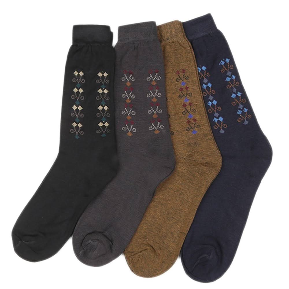 Men's Socks Pack Of 4 - Multi, Men, Mens Socks, Chase Value, Chase Value