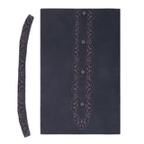 Men's Mashriq Embroidered Un-Stitched Suit - Dark-Grey, Men, Unstitched Fabric, Chase Value, Chase Value