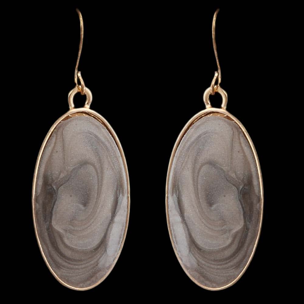 Women's Ear Tops - Dark Grey Golden, Women, Earrings & Tops, Chase Value, Chase Value
