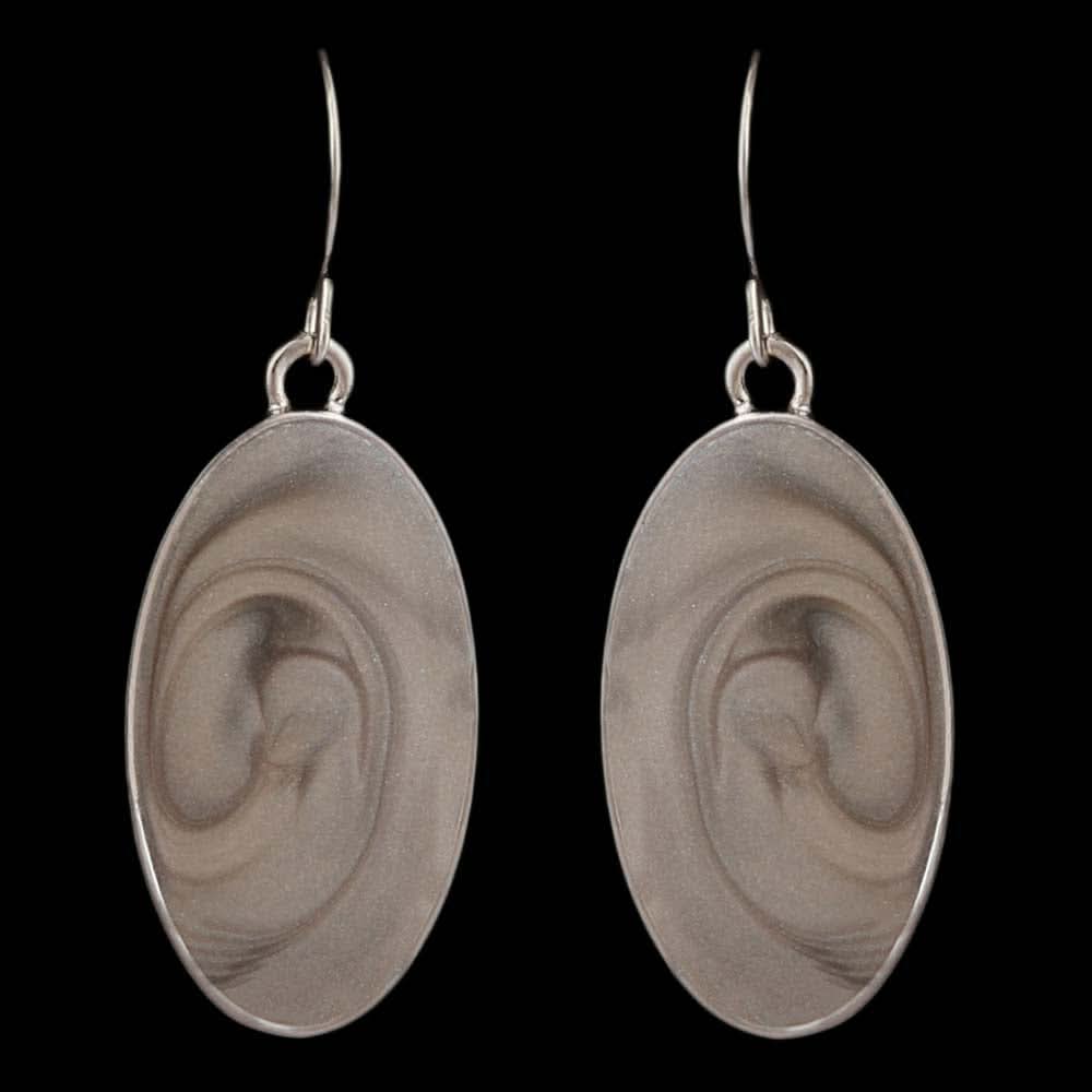 Women's Ear Tops - Dark Grey Silver, Women, Earrings & Tops, Chase Value, Chase Value