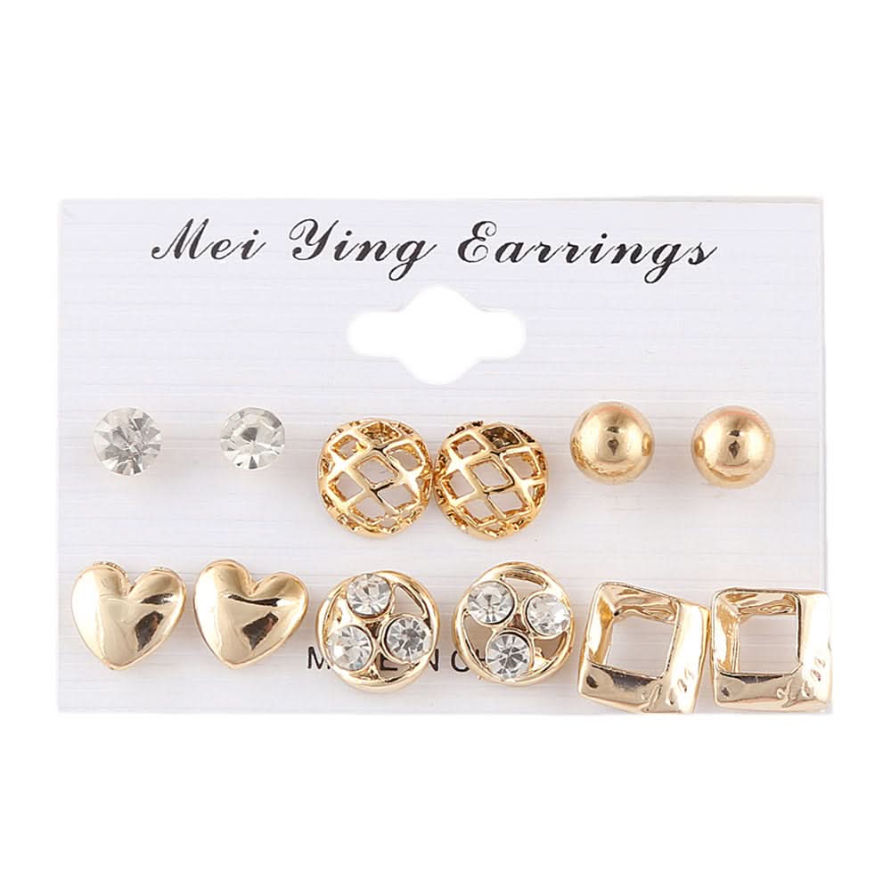 Girl's Fancy Ear Tops - Golden - test-store-for-chase-value