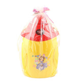 School Water Bottle With Lunch Box Red & Yellow- 1100 ML - test-store-for-chase-value